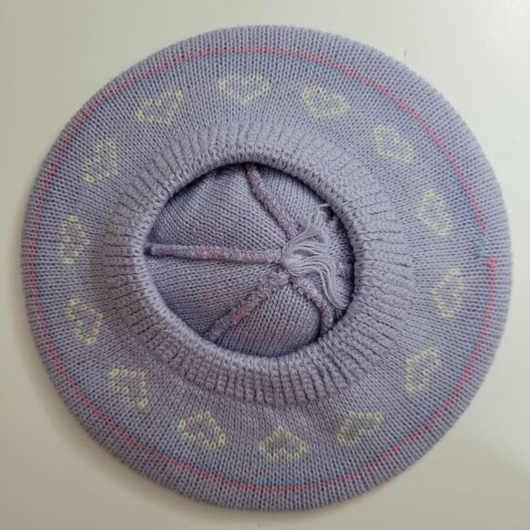 Tulips design knit beret  - Picture 3 of 3